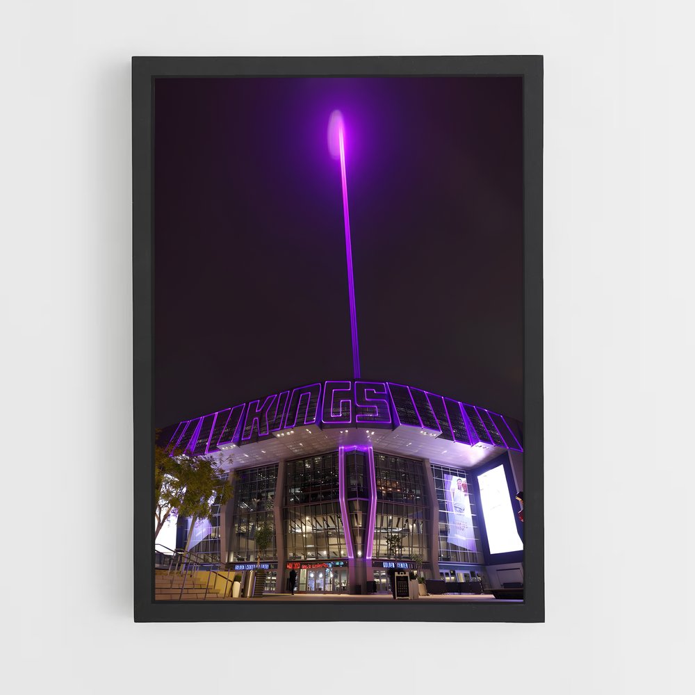 Poster Purple Arena – affiche Basketball (vue 2)